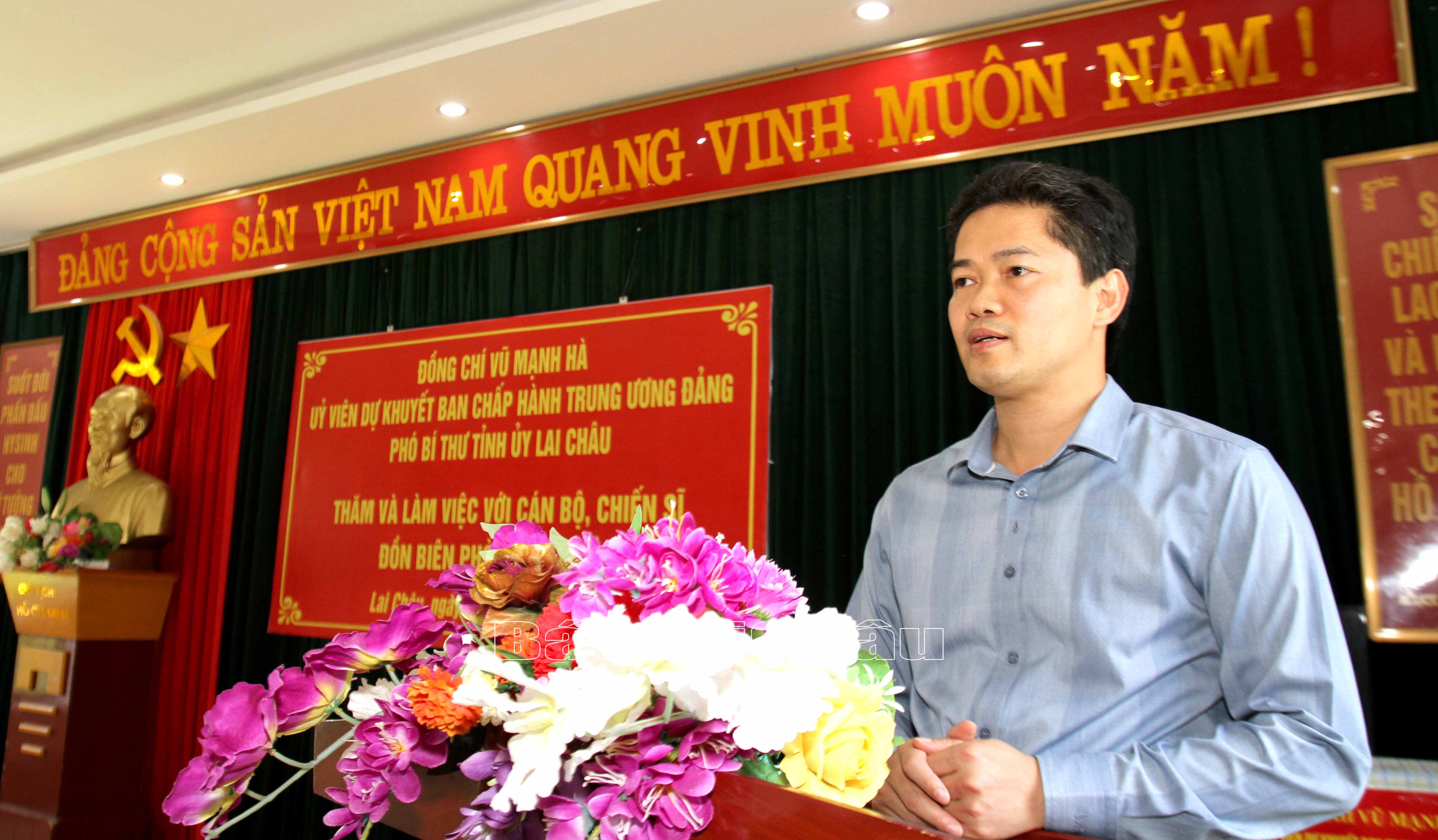 Đồng chí Vũ Mạnh Hà - Ủy viên dự khuyết Trung ương Đảng, Phó Bí thư Tỉnh ủy 